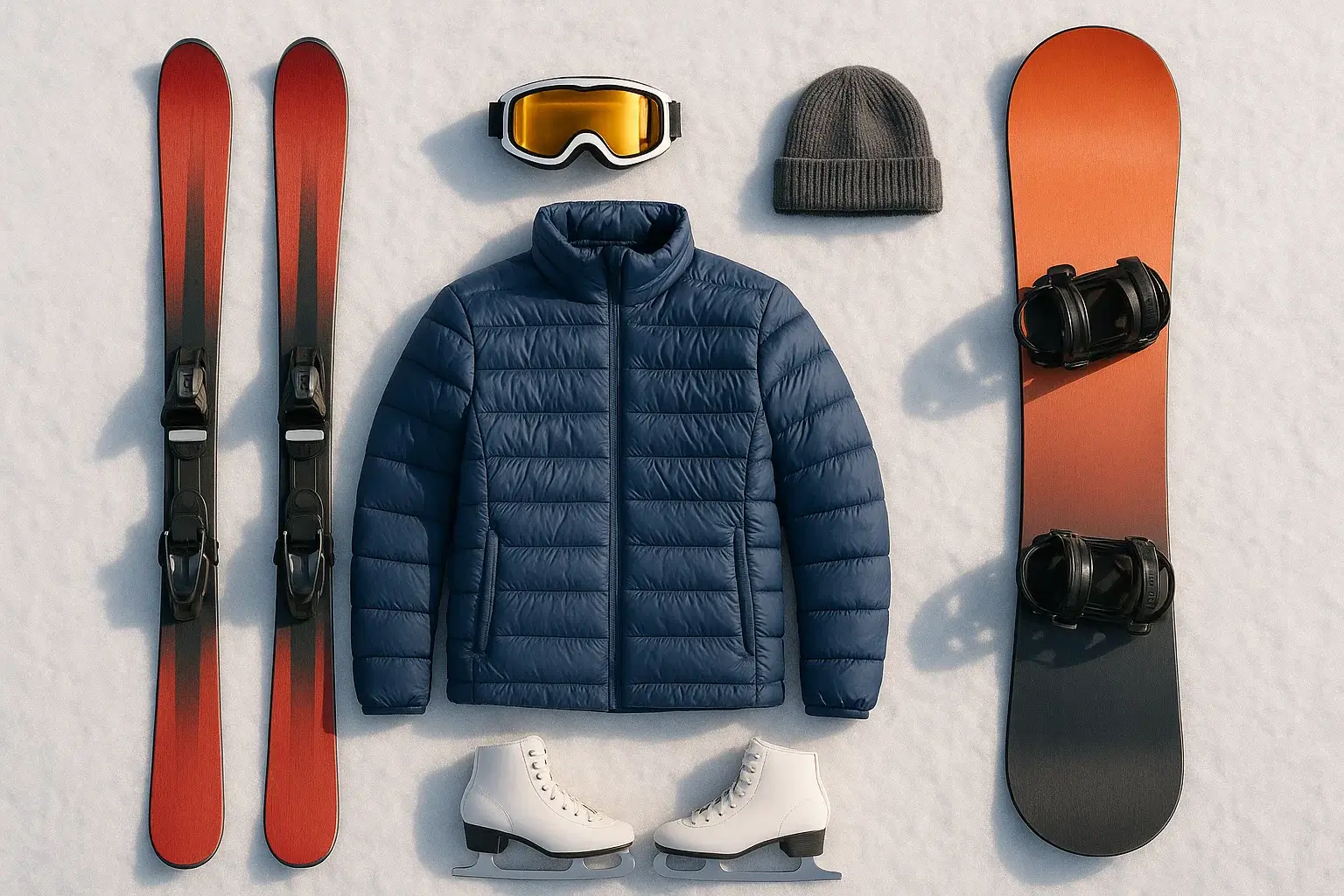 Winter gear display