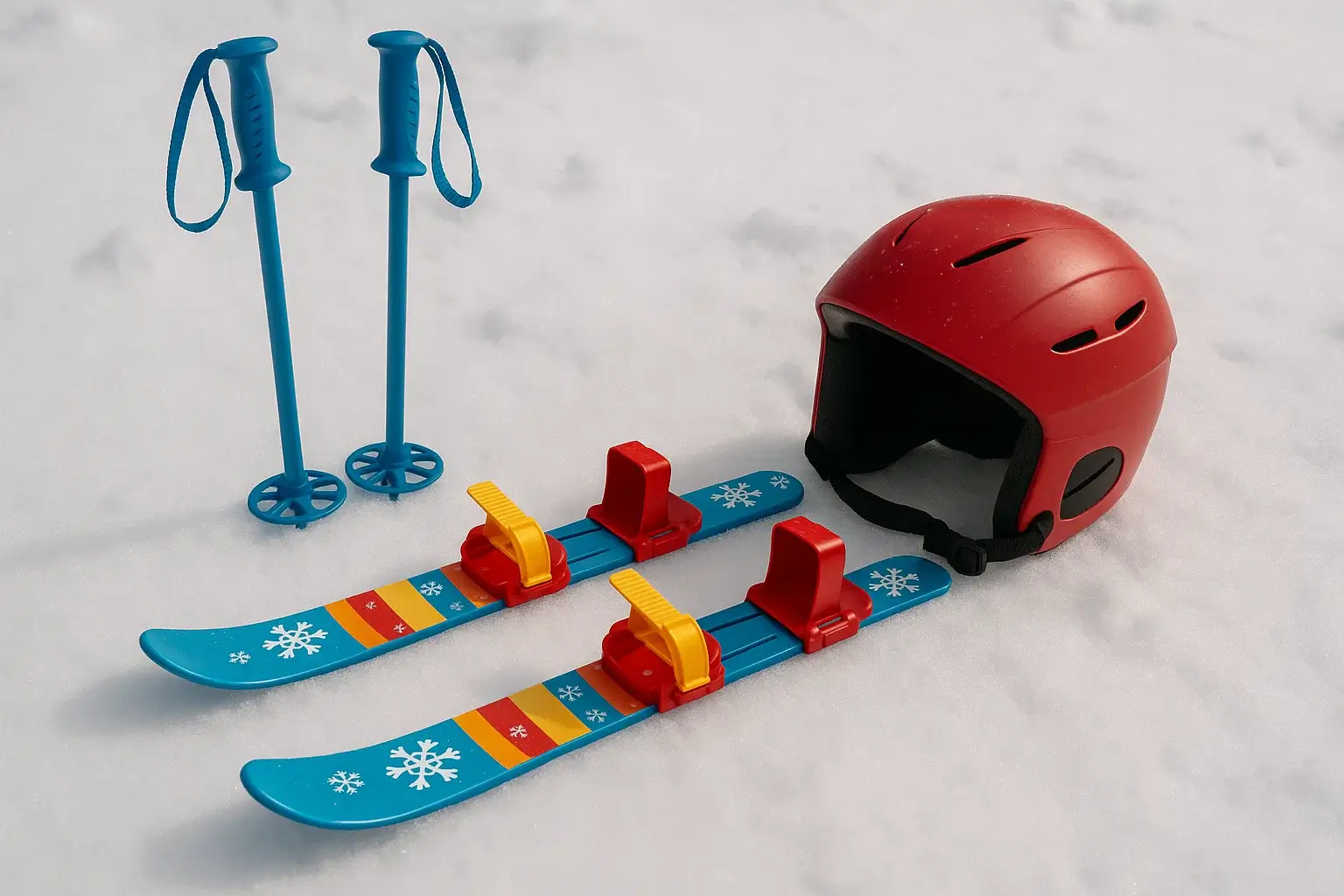 Winter sports equipment display